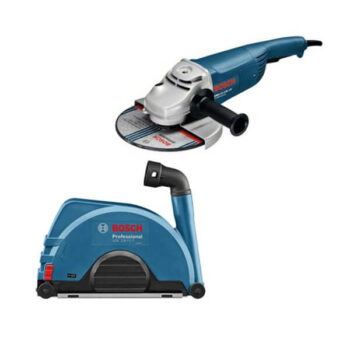 Болгарка BOSCH GWS 24-230 JH и кожух для отвода пыли Bosch GDE 230 FC-T